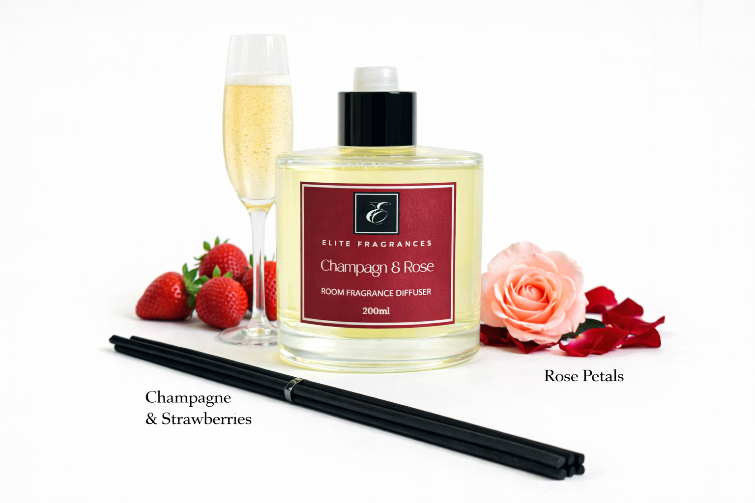 Champagne & Rose + Reeds