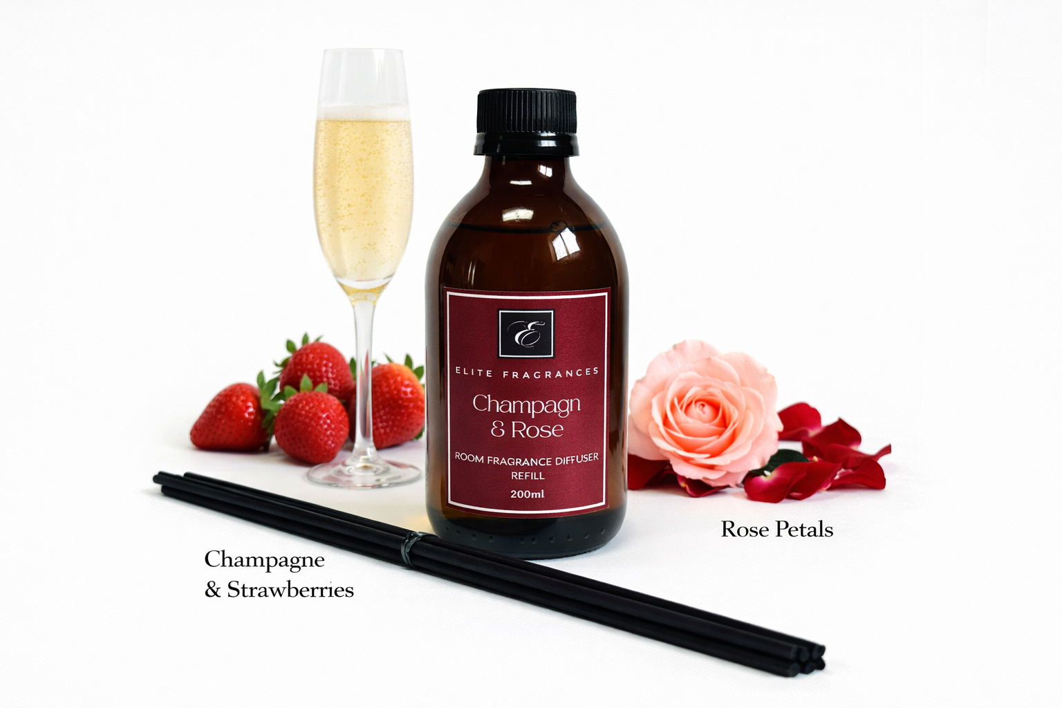 Champagne & Rose + Reeds