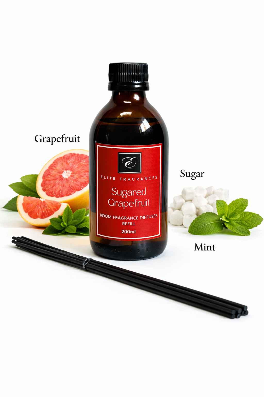 Sugared Grapefruit + Reeds